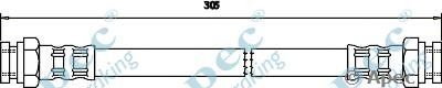 APEC BRAKING hos3263 -  Тормозной шланг